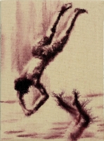 Aquarell auf Leinwand, 2011, 13 x 18 cm
